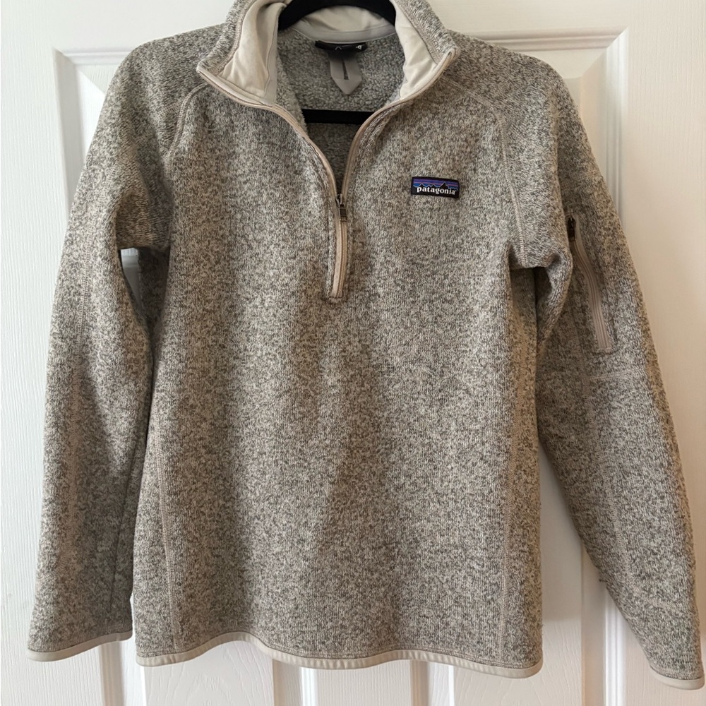 Patagonia Heathered Gray Fleece Pullover